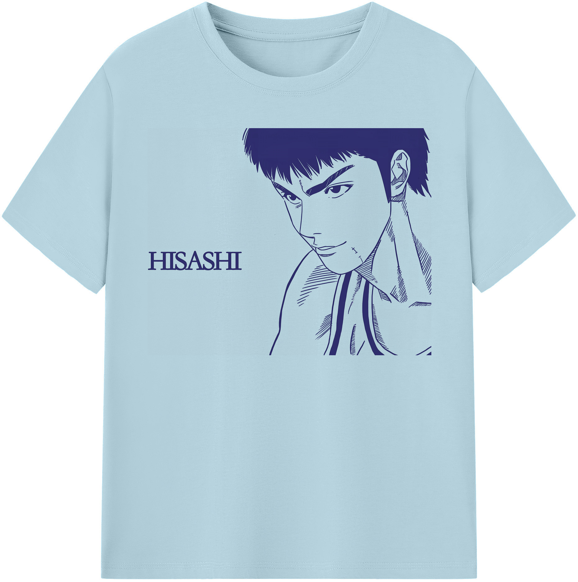 SLAM DUNK／スラムダンク 綿100％半袖Tシャツ（フロントプリント）